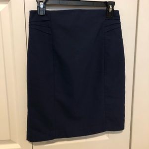 Express Navy Blue Pencil Skirt Size 4
